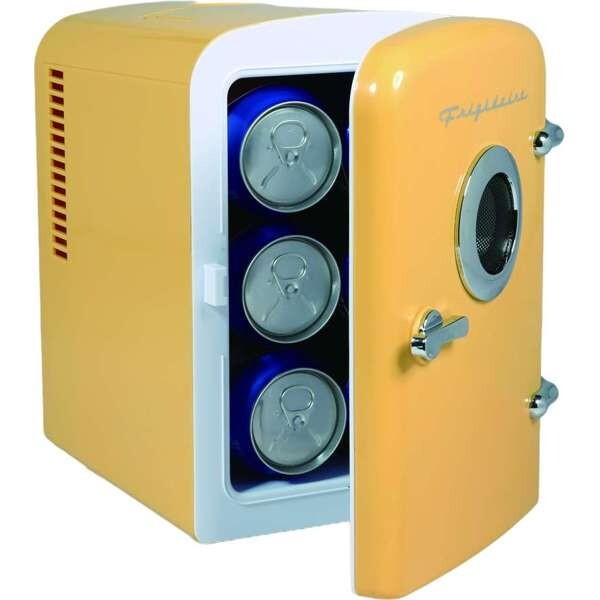 Frigidaire, 6 Can/4 Liter Mini Personal Fridge Cooler, With Bluetooth® Speaker,