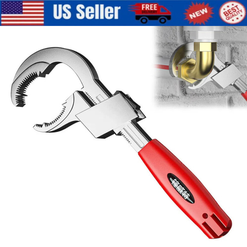 Large Opening Bathroom Spanner Aluminum Alloy Material Open End Spanner