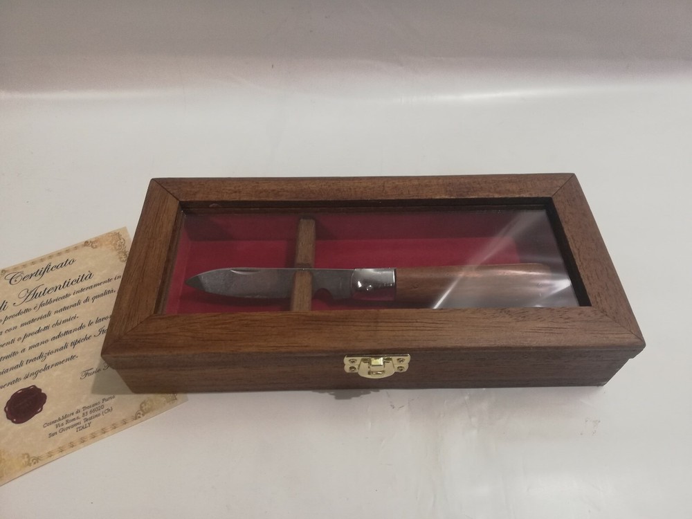 Wood Display Case For Knives Coins