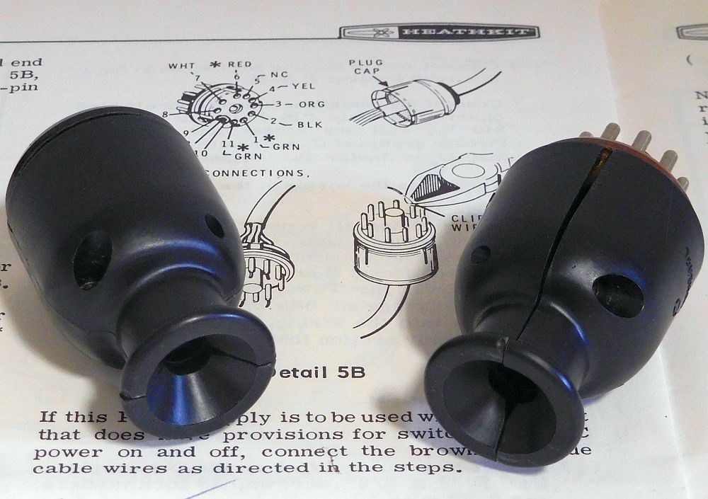 * BRAND NEW 11 PIN CONNECTORS MADE IN THE USA FOR HEATHKIT TRANSMITTERS