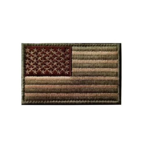 USA American Flag Patches 3"X2" Hook and Loop Military Tactical American Owned