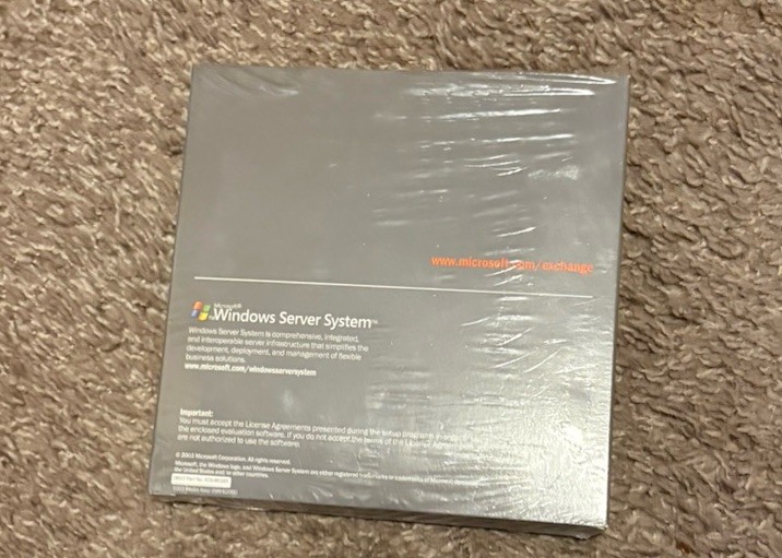 Microsoft Exchange Server 2003 Evaluation Kit New/sealed