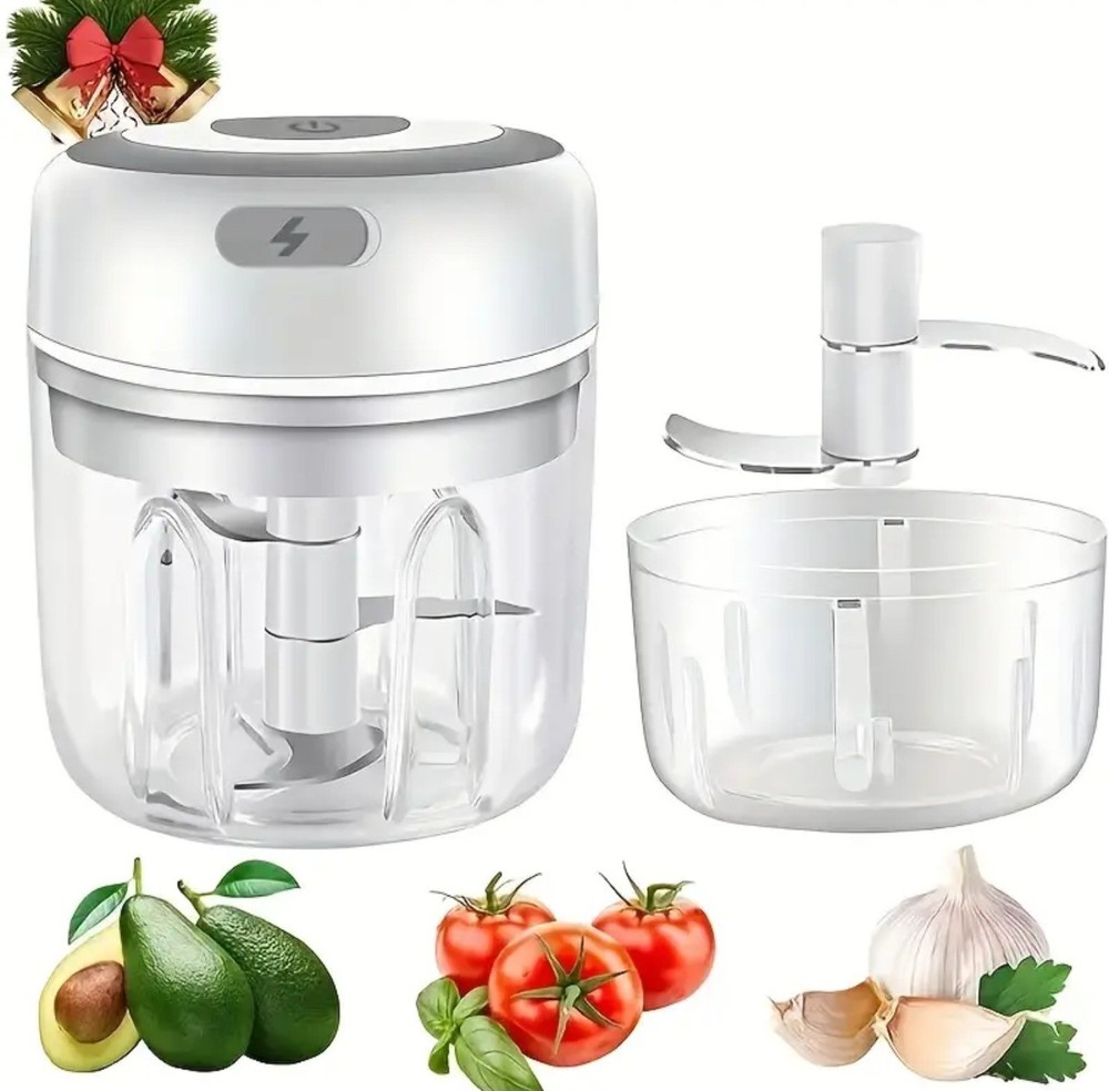 Electric Garlic Crusher Portable Mini Chopper