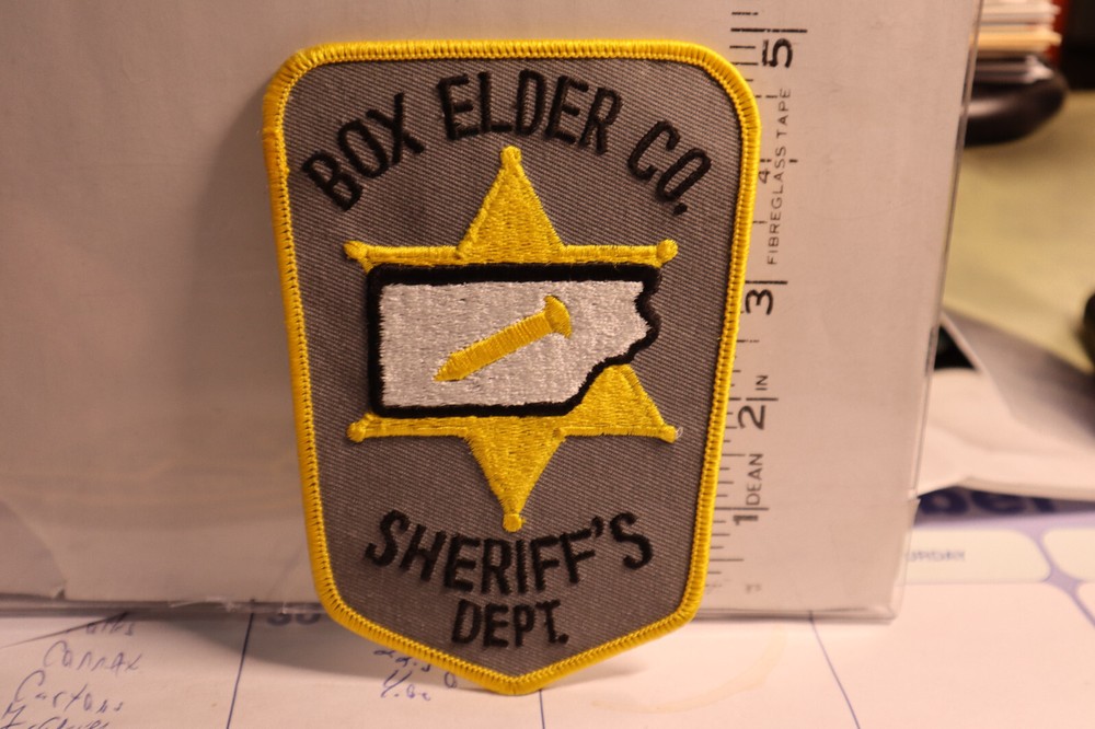 police patch   BOX ELDER COUNTY SHERIFF UTAH