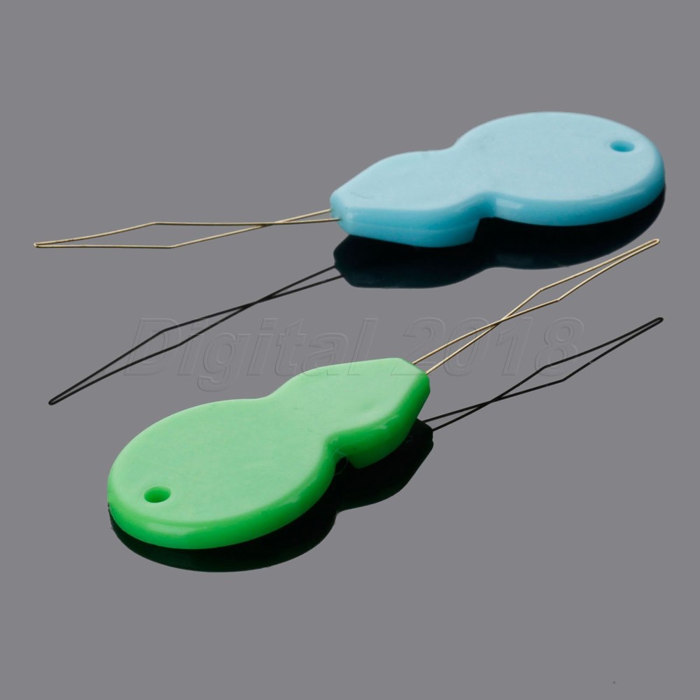 10x Plastic Needle Threader Wire Thread Sewing Machine Insert Hand Craft Tool