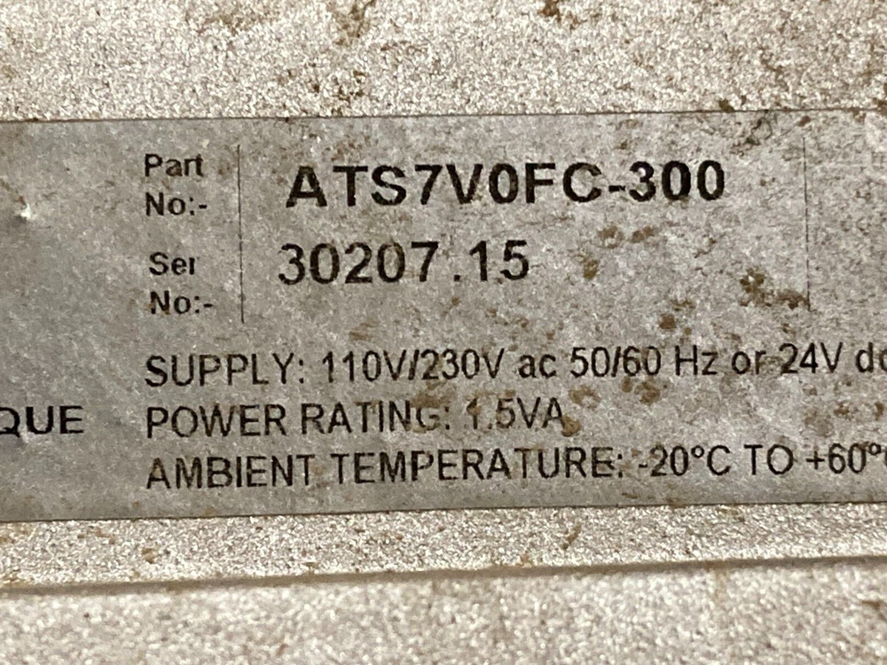 4B Components ATS7V0FC-300 Auto Calibrating Level Control - For Parts