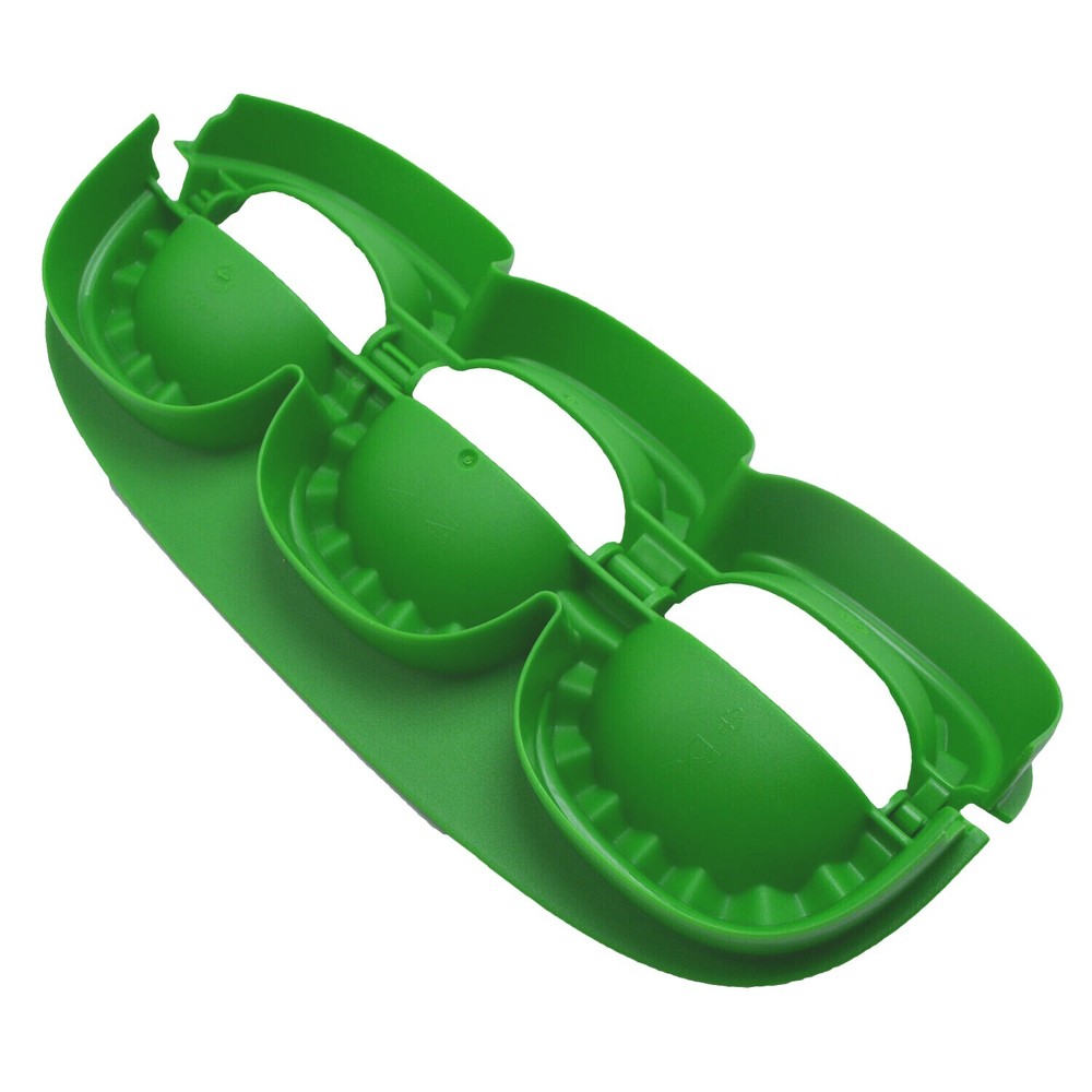 Tupperware 1-2-3 Turnover Empanada Snack 9" Mold Green