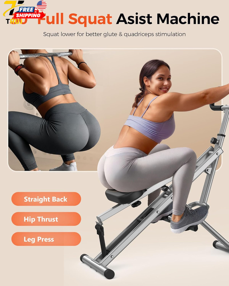 Rodeo Core Exercise Machine 330lbs Foldable Adjustable 4 Resistance Bands Grey