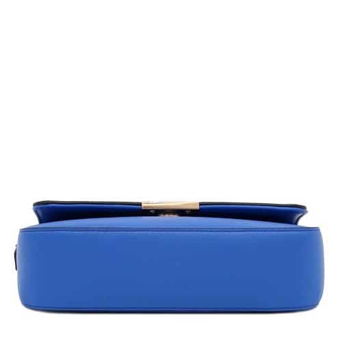 Mini Classic Rectangular Flap Purse Underarm Shoulder Bag Royal Blue
