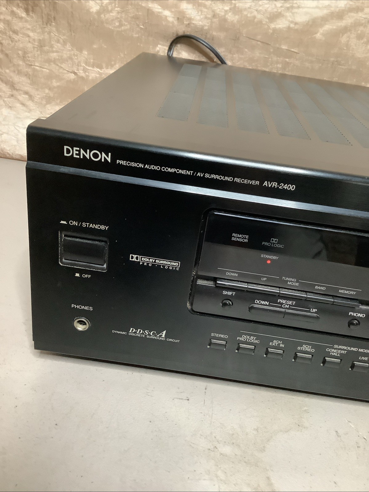 Denon AVR-2400 AV Receiver. See Pics And Description.
