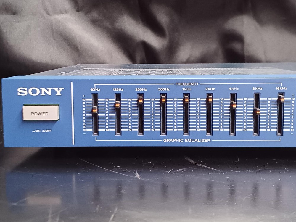 Sony SEH-310 Graphic Equalizer Used 9 Band Analog EQ with Echo Effect Tested