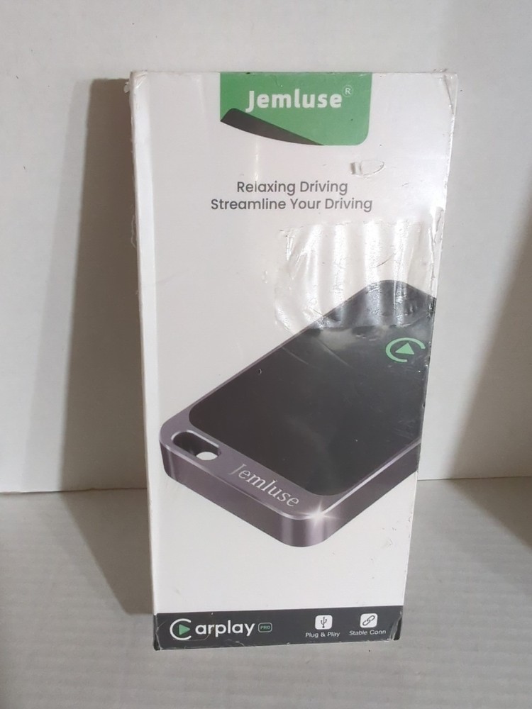 Jemluse Wireless CarPlay Adapter for Apple iPhone Multi-User Seamless Connection