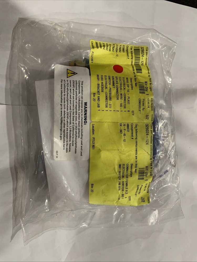 PTO Harness Switch Pressure