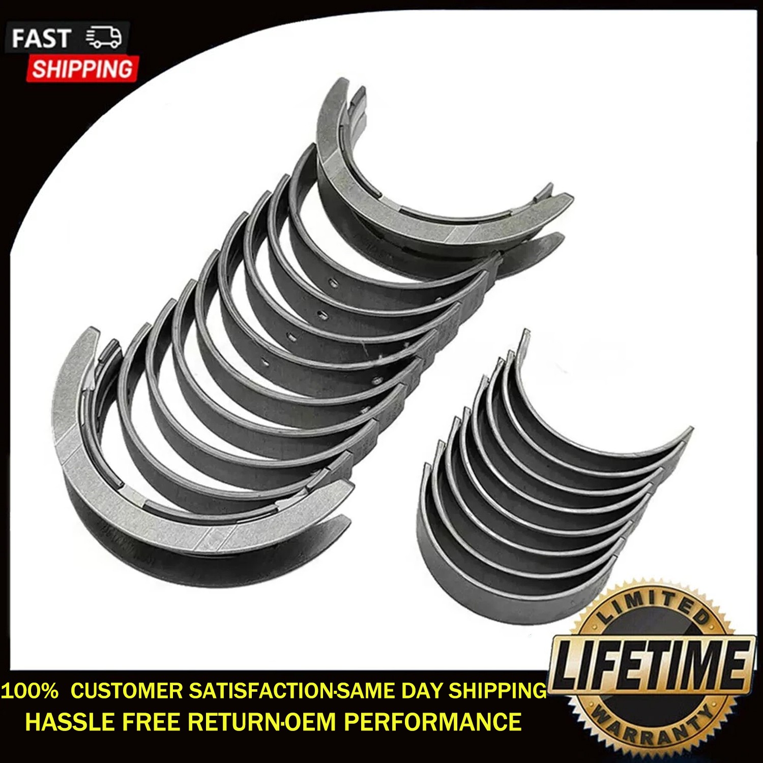 2.0 2.5L Engine Main & Con Rod Bearing Sets For Subaru FA20 FB20 12209-AA650。