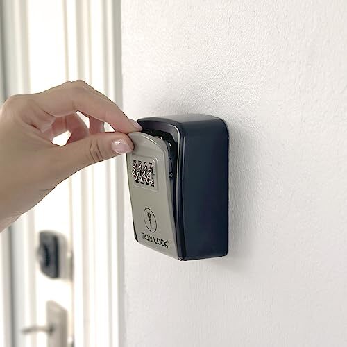 Wall Mount Key Lock Box With 4digit Combination Resettable Code A B Switch And 5