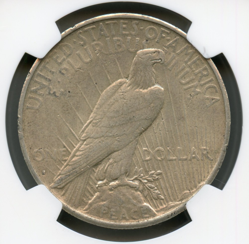 1934 S Peace Silver Dollar NGC AU 50