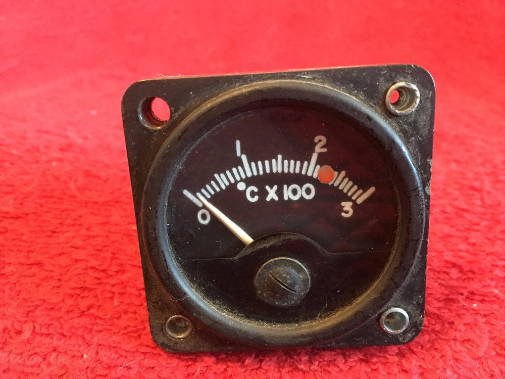 WESTON ELEC INST CORP 2 1/4" A-2A TEMPERATURE INDICATOR P/N 115703