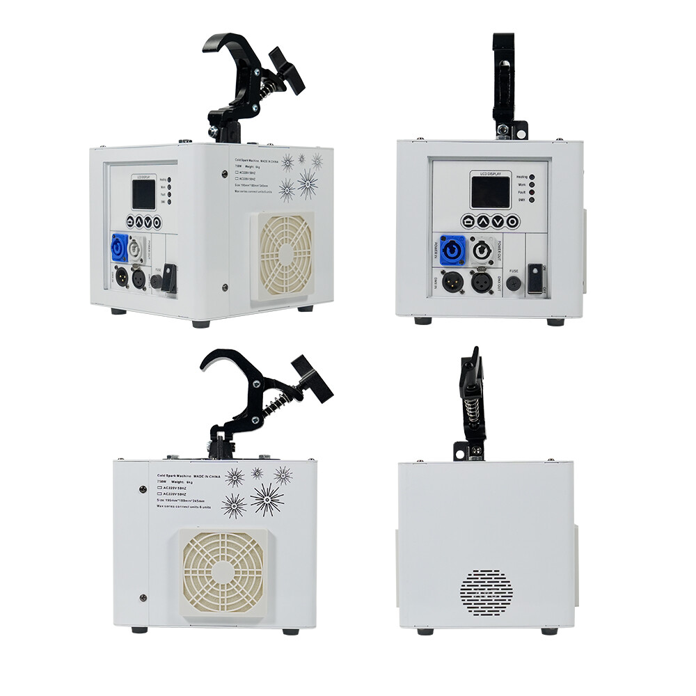 4Pcs 800W Waterfall Cold Spark Machine Spray Down Stage Effect Wedding Events