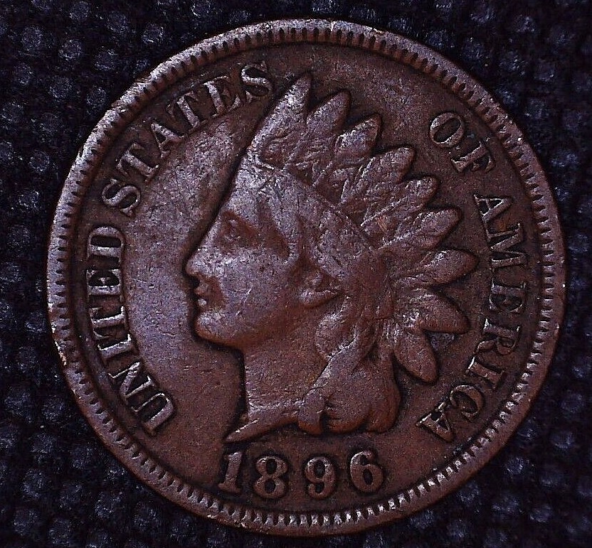 1896 Indian Head Cent 1(C) Penny Better Grade #070