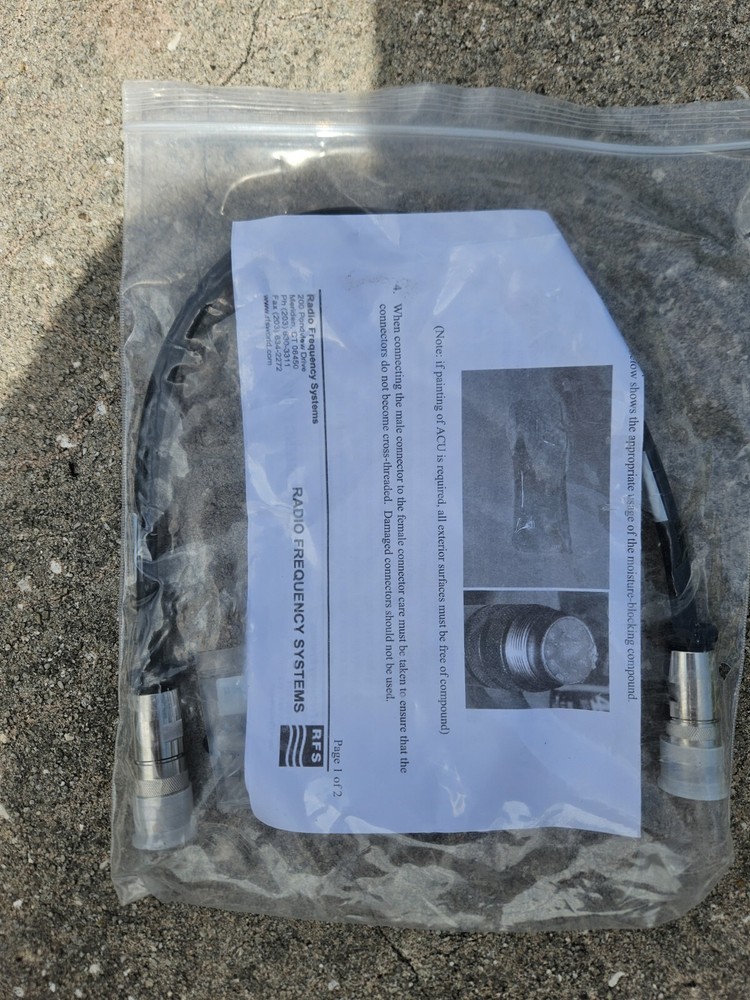 RFS CA005-7 AISG 2.0 RET Cable HALF METER .5M