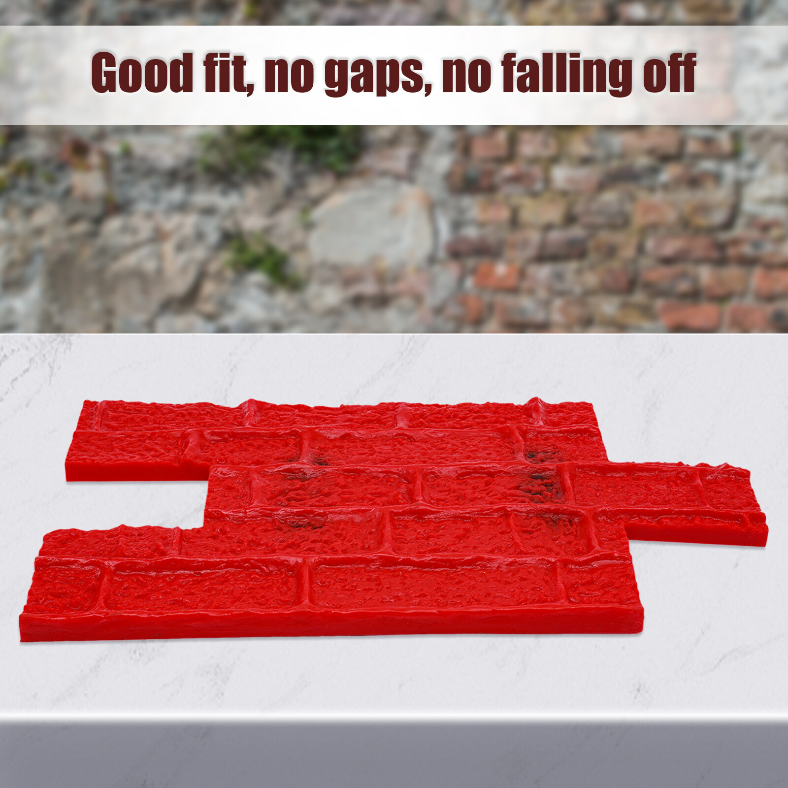 2X BIG Concrete Texturing Skin 22x12" Concrete Stamps Mats Set Concrete Stamping