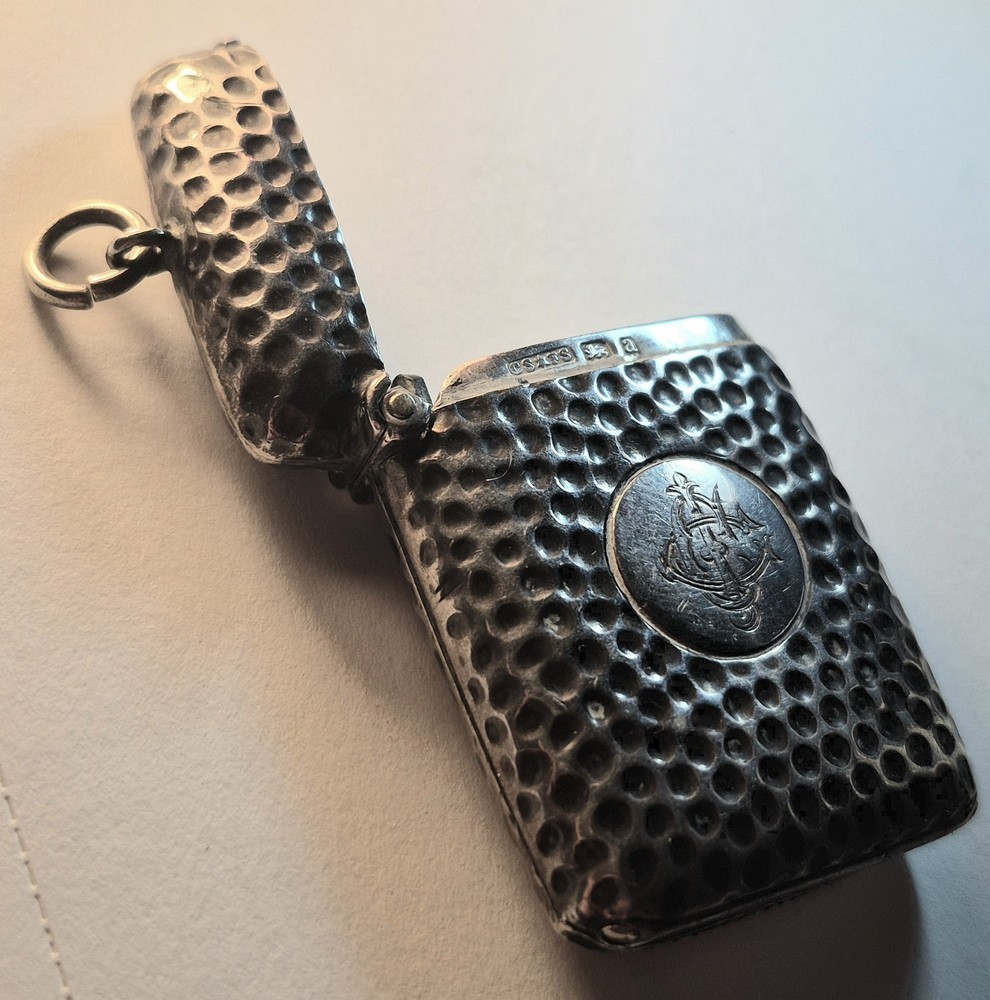Antique Sterling Silver Match Safe/Vesta