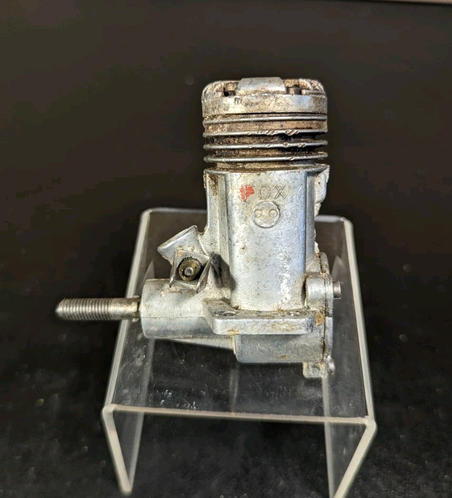 1955 Vintage Fox 29 Stunt Control Line Model Airplane Engine Excellent