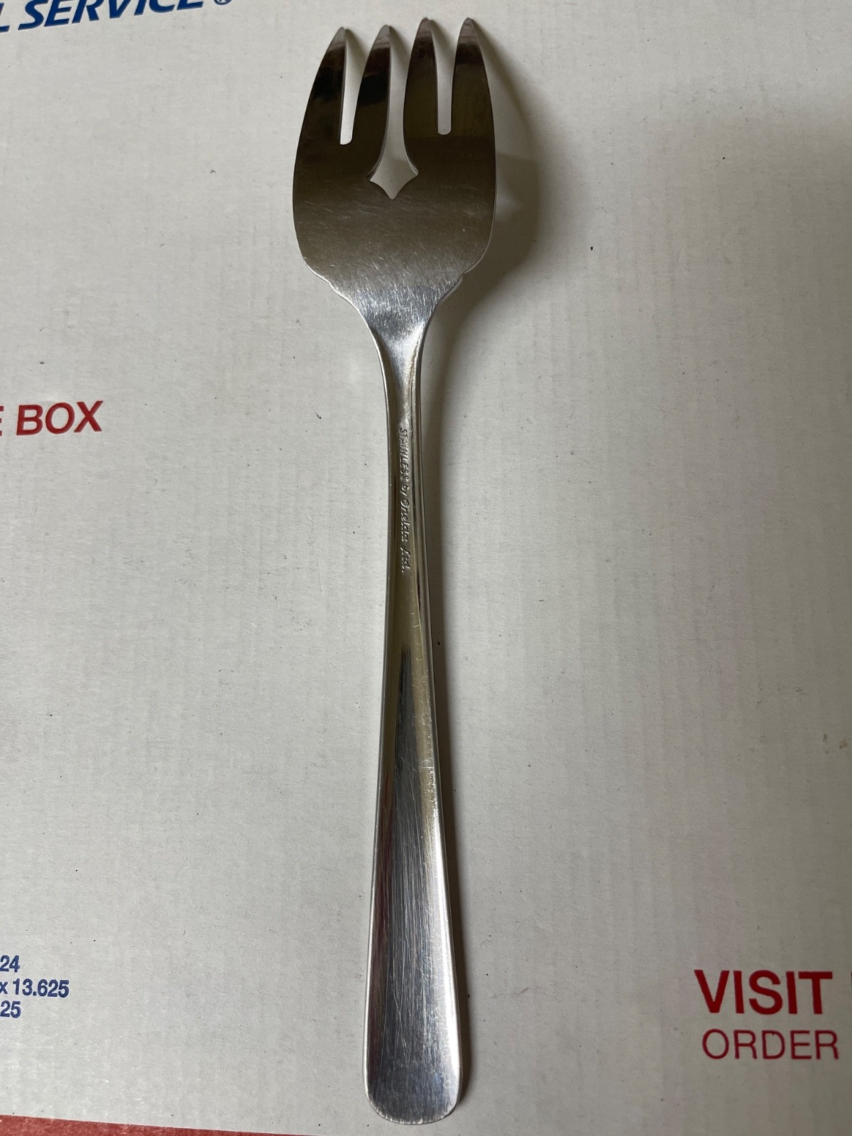 Stainless by Oneida Ltd Oceanic Meat Fork