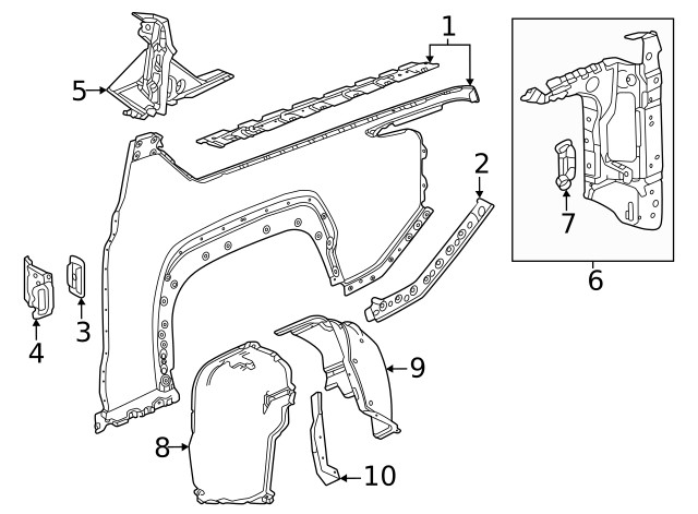 Genuine GM Upper Reinforced 85639878