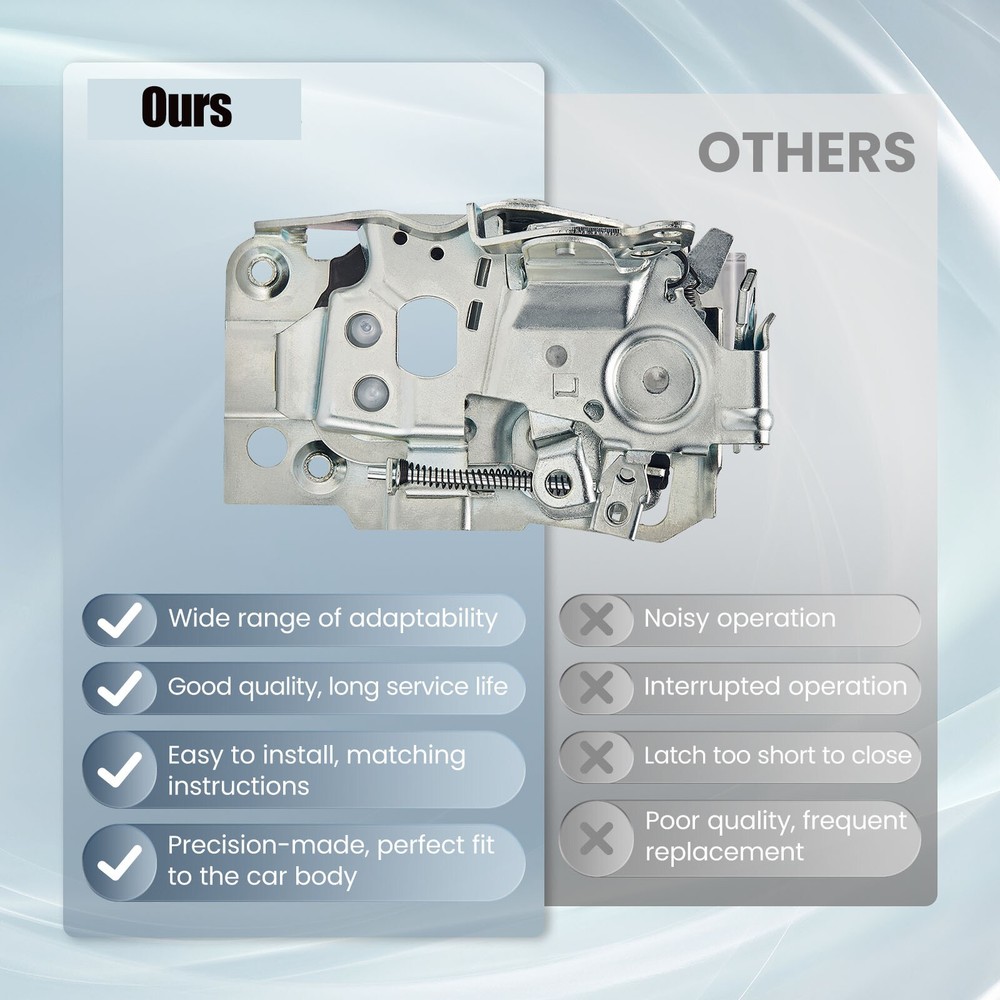 Front Left Door Latch Assembly Fits 88-98 Chevy GMC Truck Silverado 16631627