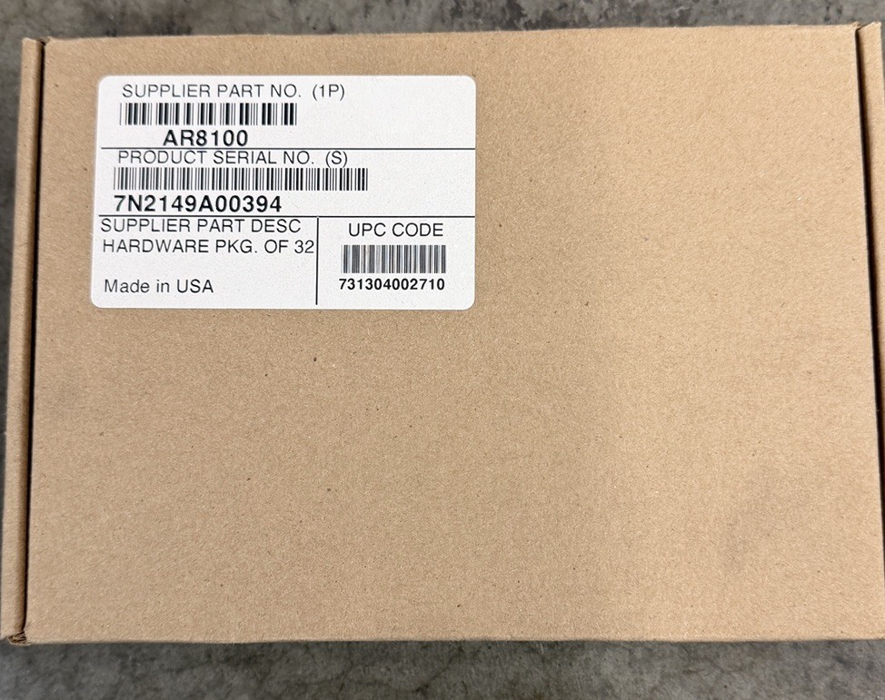 APC AR8100 Hardware Kit Package of 32