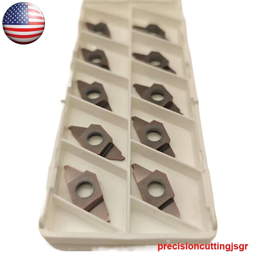 Carbide Grooving Inserts Cut-Off & Grooving Width 0.5mm TKF12R050 For Mini Lathe