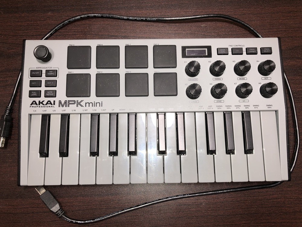 Akai Professional MPK Mini MK3 25-Key MIDI Controller Special Edition Gray