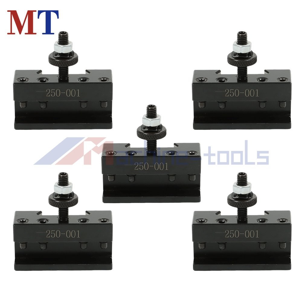 5 Pcs OXA 1 250-001 Quick Change Turning Facing Lathe Tool Post Holder