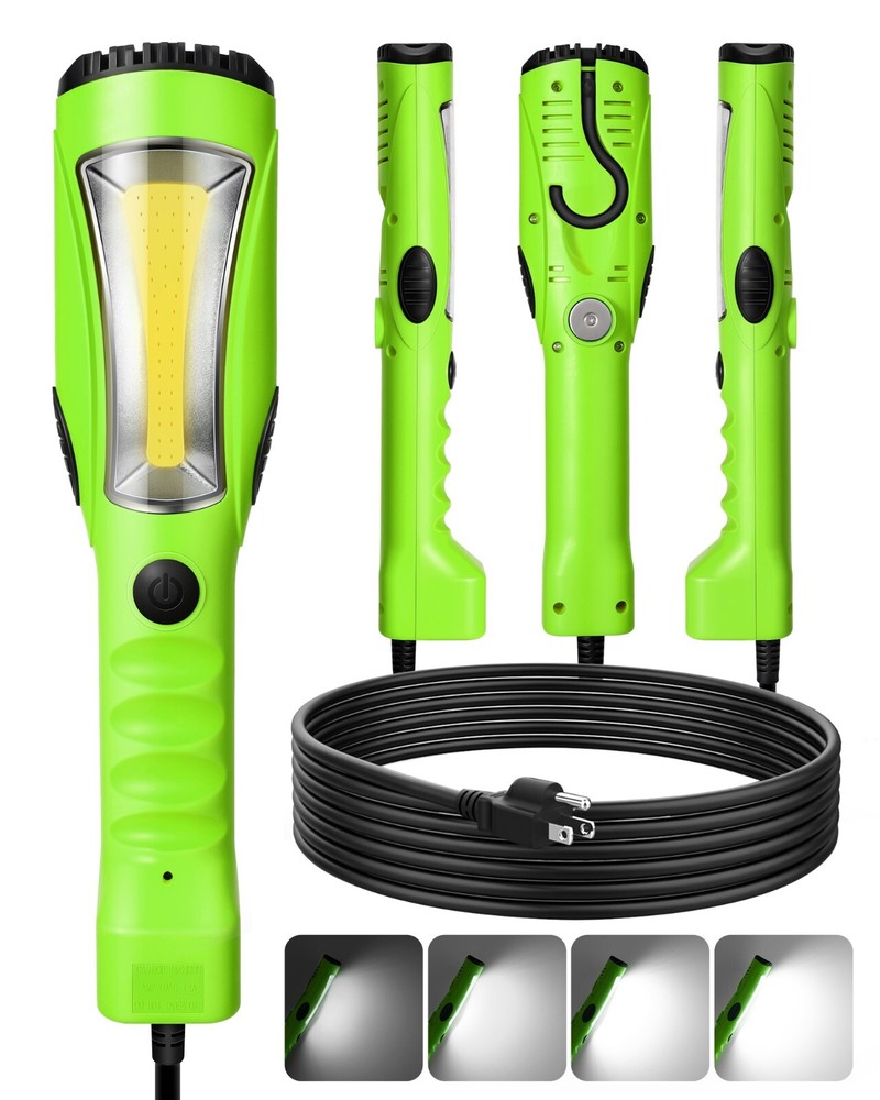 EDISHINE LED 15ft Underhood Work Light, 2000LM COB LED Work Light, Trouble Light