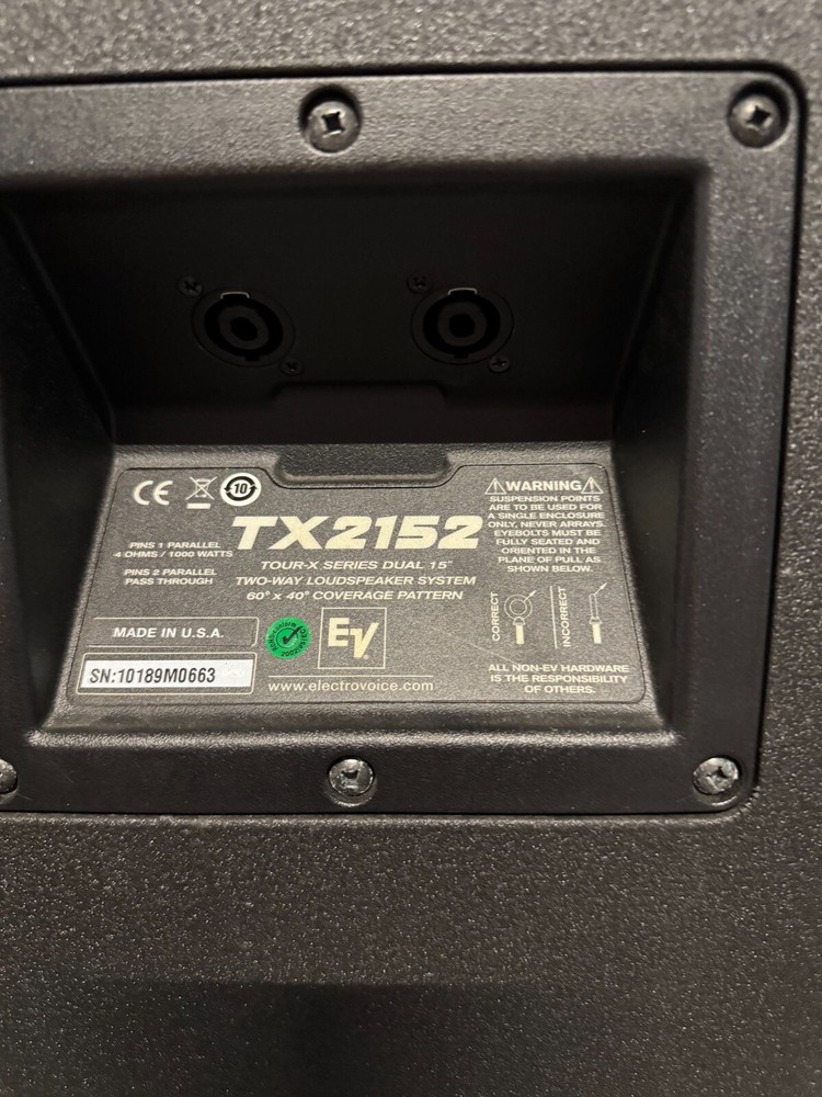 EV TourX PA system