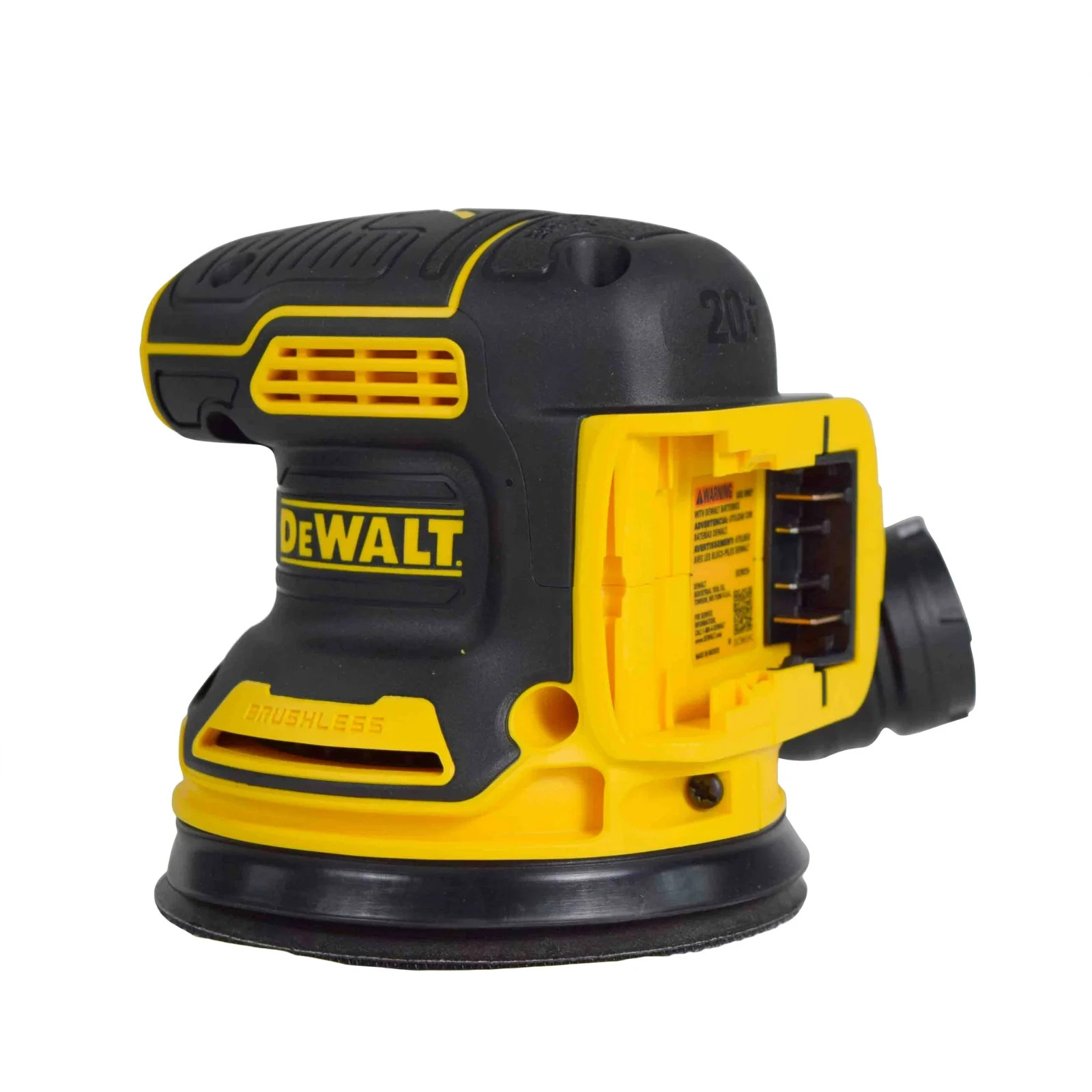 DEWALT DCW210B 20V MAX XR 5" Brushless Cordless Random Orbital Sander & Dust Bag