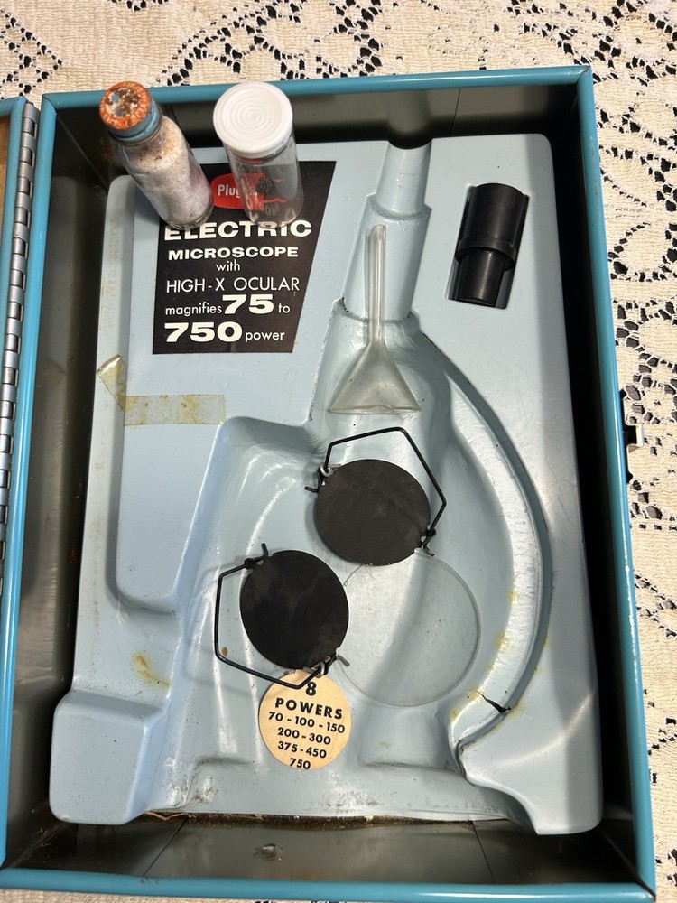 Vintage porter microcraft microscope lab