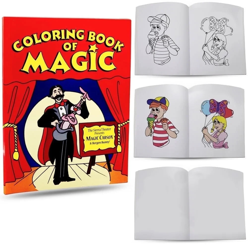 Magic Trick Coloring Bok