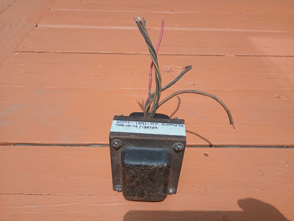 Scott Output Transformer -7591s-test Good