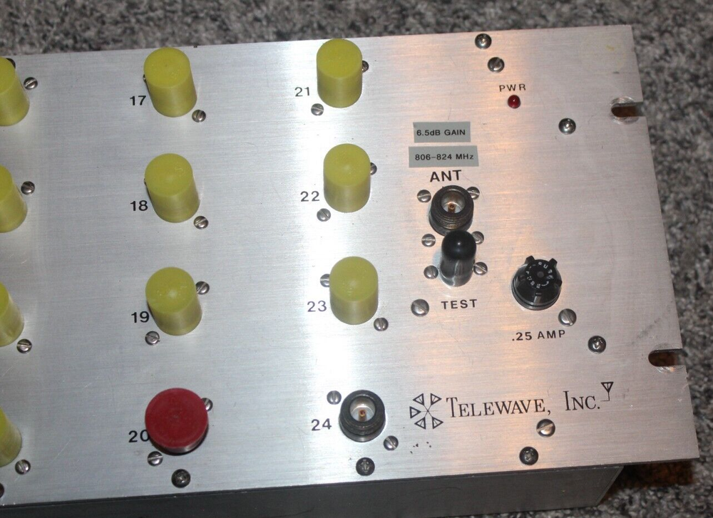 TELEWAVE INC. RECEIVER DISTRUBUTION PANEL TWR24-860