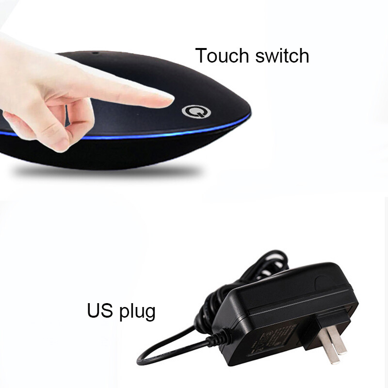 Magnetic Floating Globe with Touch Control and LED Light for Home Decor