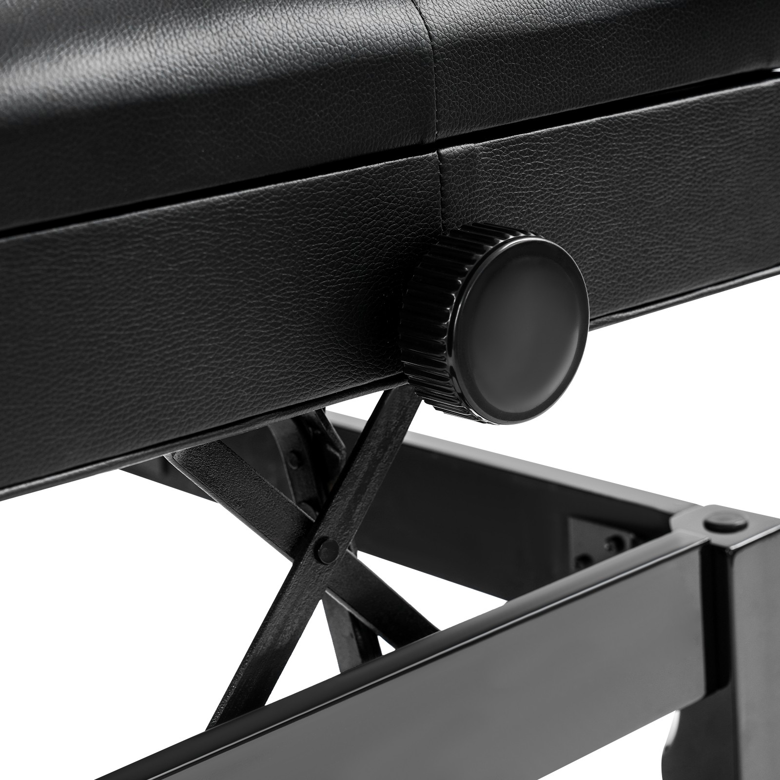 Double Seater Piano Bench Adjustable Duet Piano Bench w/ Storage Box 200 kg max.