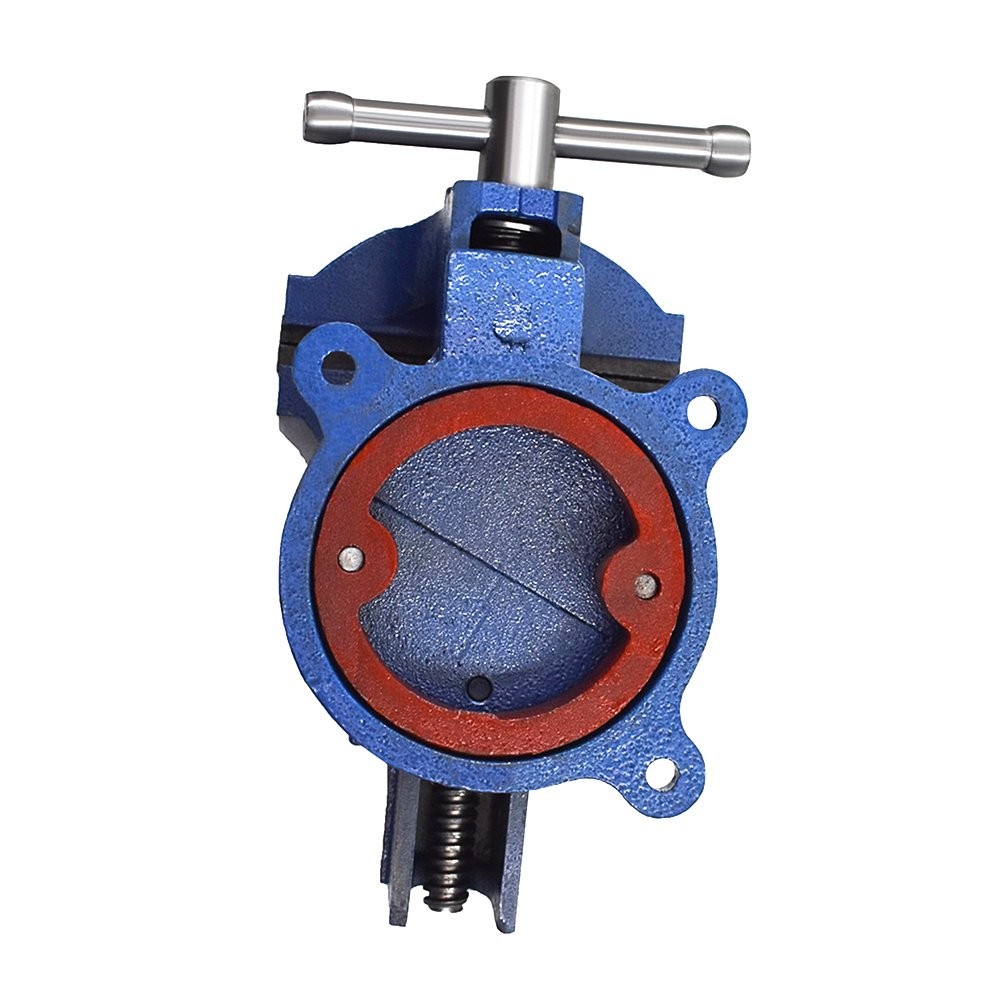 6" Mechanic Bench Vise Table Top Clamp Press Locking Swivel Base Heavy