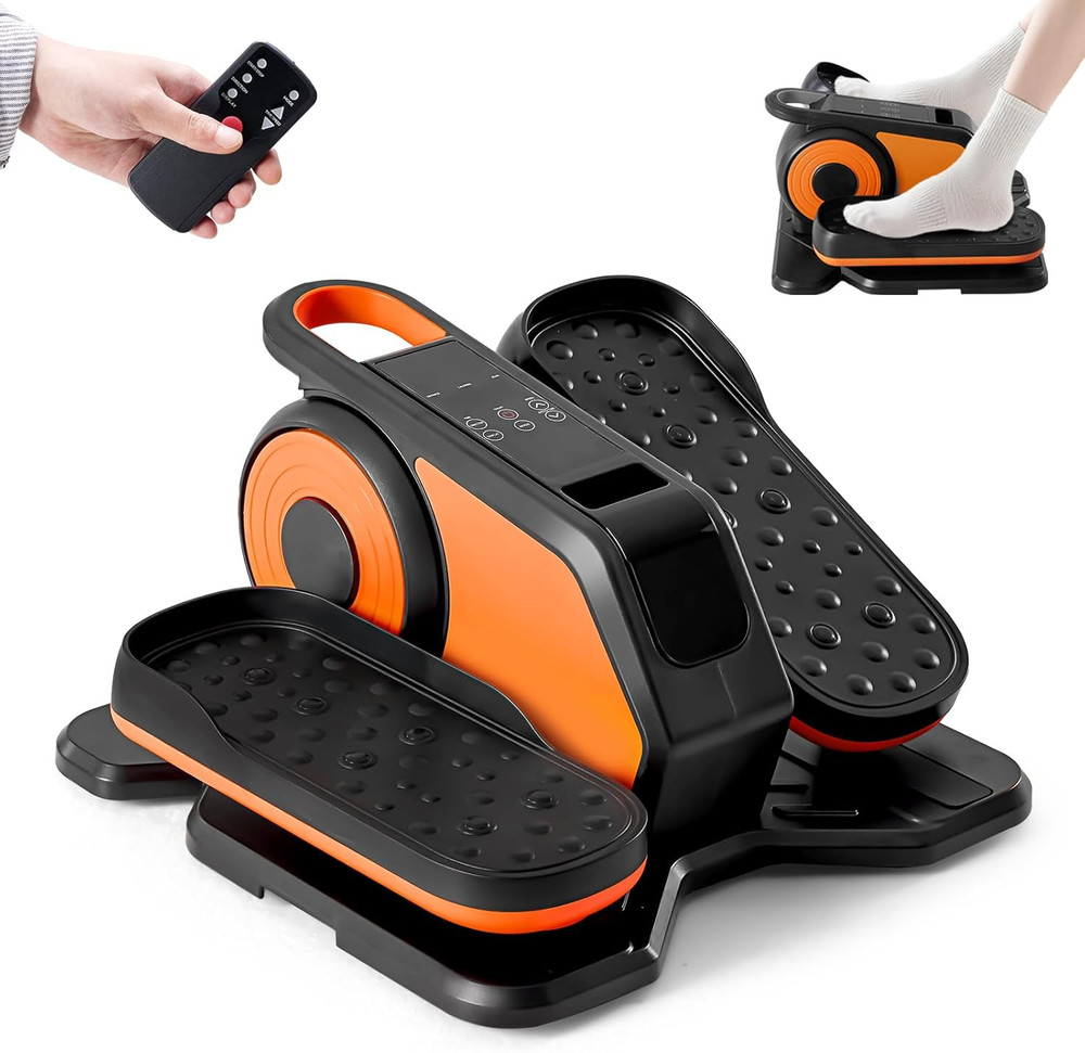 OLIXIS Under-Desk Elliptical Machine–Compact & Quiet Mini Pedal Exerciser with A