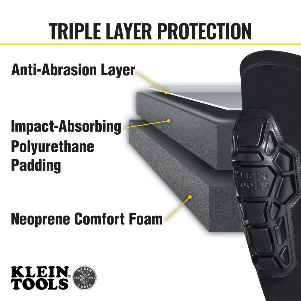 Heavy Duty Padded Knee Sleeves for Work