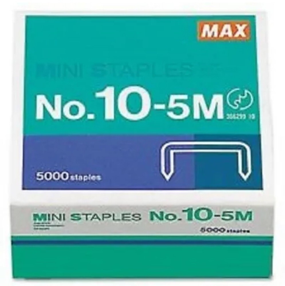 Max Mini Staples No. 10-5M 5000 Staples