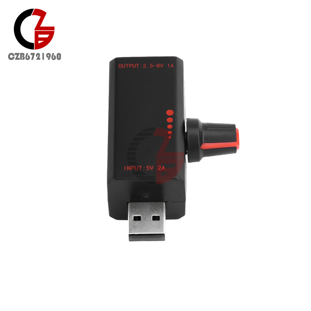 5W DC5V 2A Fan Controller Stepless Speed Control w/ Switch USB Protection Type-C