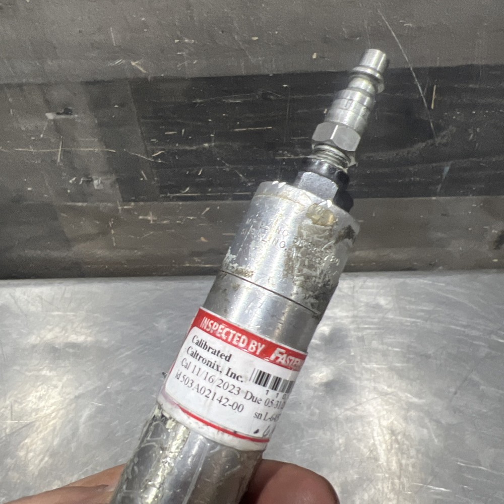 Cleco 5RSA-7BQ Push Button Reverse Air Inline Pneumatic Screwdriver Used 2