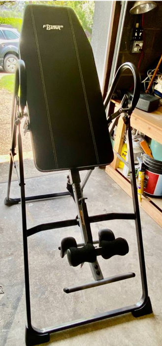 Length Adjustable Gravity Inversion Table Back Therapy Fitness Bench Workout